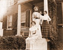Four women at Peggy Miller house